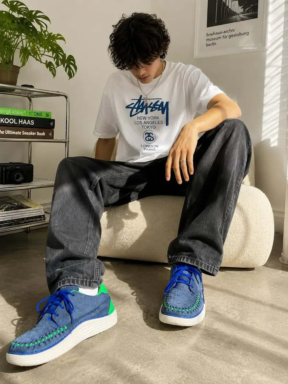 Nike Solarsoft Moccasin Woven 2013 Blue Green Suede Sneakers Men’s 11